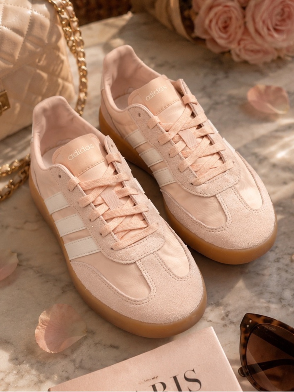 Adidas Barreda Decode Women’s 6 Pink Suede Nylon Gum Sole Casual Sneakers NWT